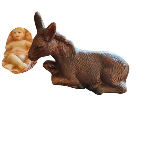 11 piece hand painted ceramic Nativity Scene Christmas Jesus - Picture 6 of 14